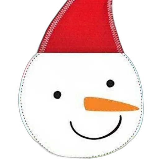 hat, cartoon, festive, snowman transparent PNG cut-out
