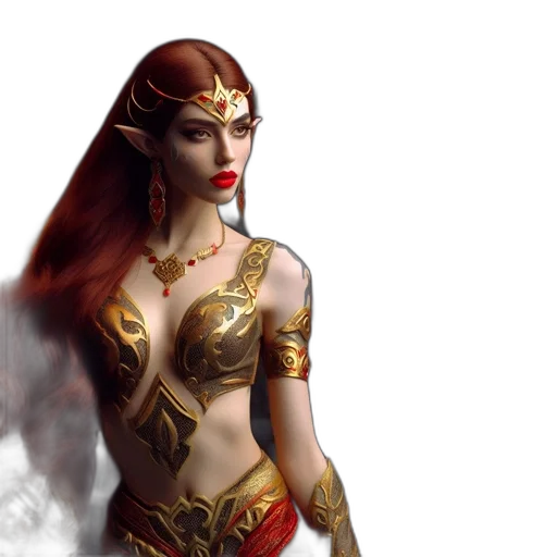 jewelry, fantasy art, concept art, 3d render transparent PNG cut-out