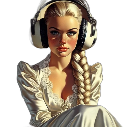 face, staff, jewelry, dress transparent PNG cut-out