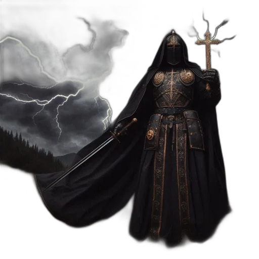 sword, dragon, staff, weapon transparent PNG cut-out