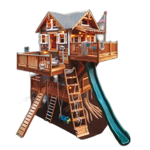 furniture, building, 3d render, concept art transparent PNG cut-out