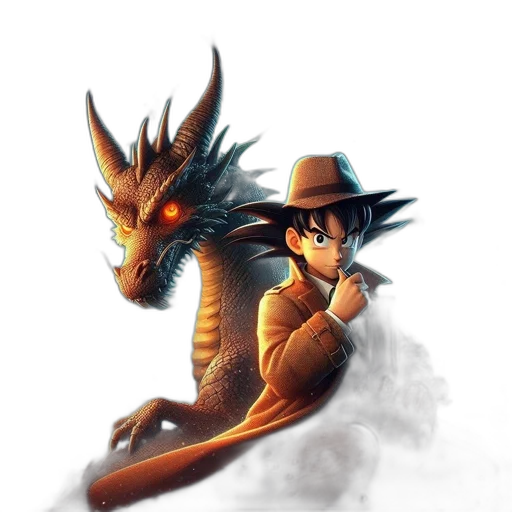 dragon, hat, staff, weapon transparent PNG cut-out