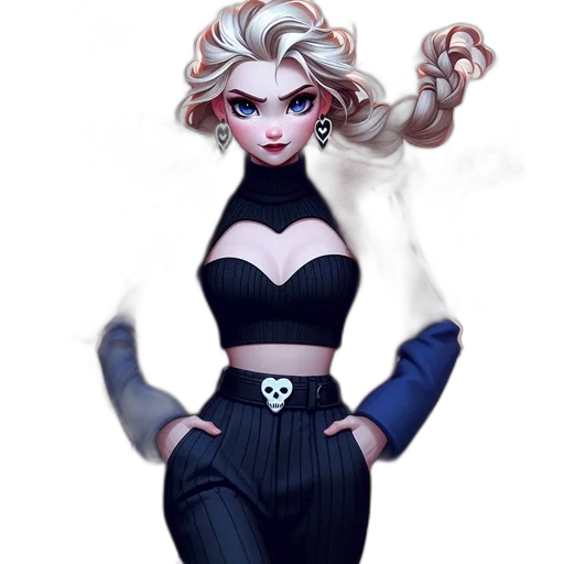 dress, staff, concept art, fantasy art transparent PNG cut-out