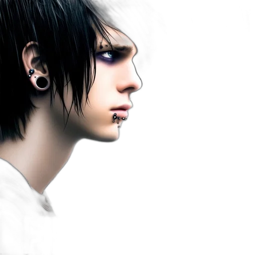 face, photorealistic, concept art, fantasy art transparent PNG cut-out