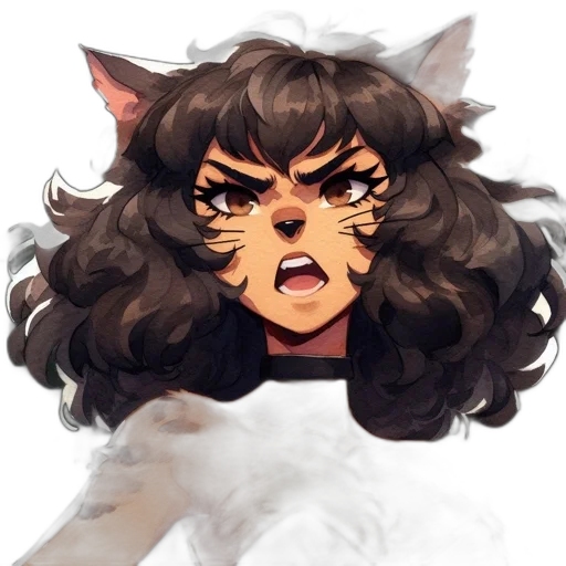 creature, animal, face, staff transparent PNG cut-out