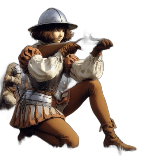 staff, hat, weapon, sword transparent PNG cut-out