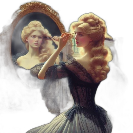 dress, crown, face, mask transparent PNG cut-out