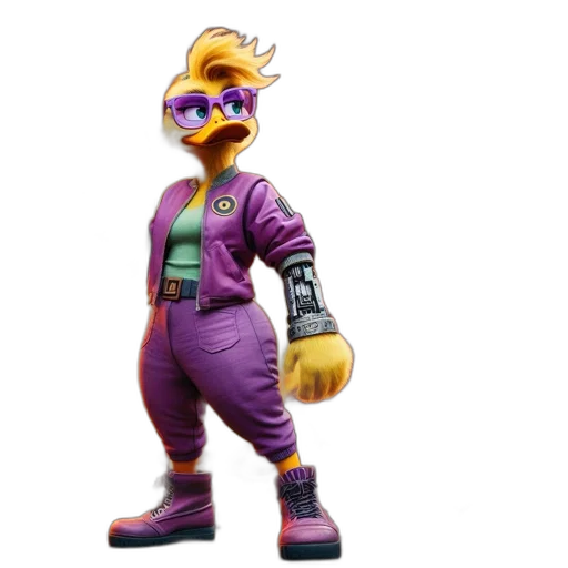 animal, jacket, mask, 3d render transparent PNG cut-out