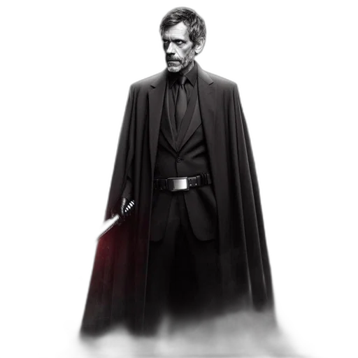 jacket, staff, concept art, comic book art transparent PNG cut-out