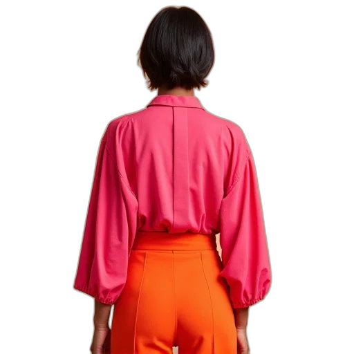 jacket, dress, staff, red transparent PNG cut-out