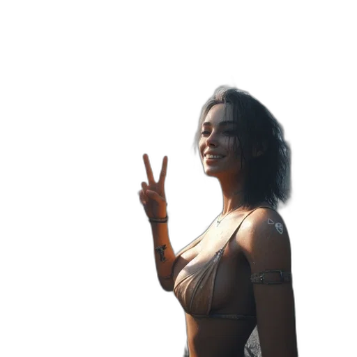 dress, weapon, jewelry, robot transparent PNG cut-out
