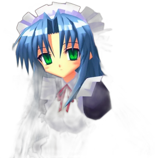 robot, dress, face, staff transparent PNG cut-out