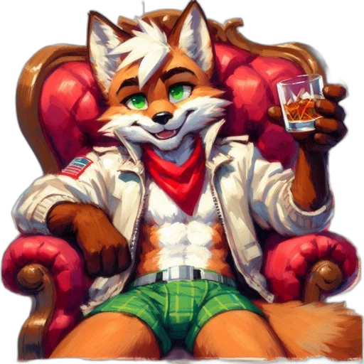 jacket, animal, pixel art, concept art transparent PNG cut-out