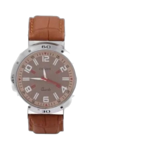 two, wristwatches, brown, leather transparent PNG cut-out