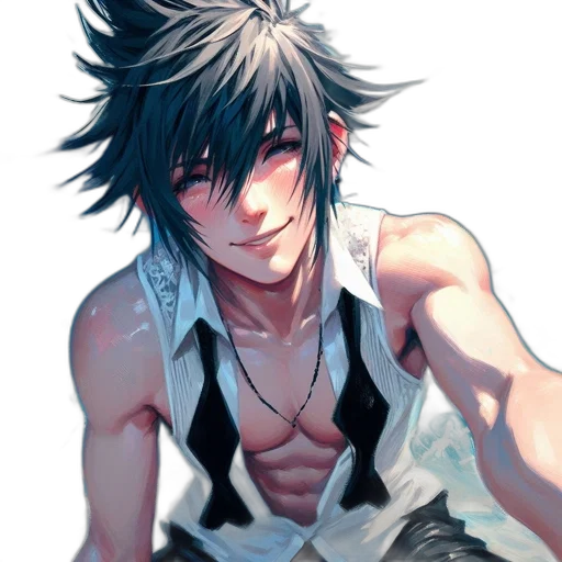 anime, photorealistic, comic book art, fantasy art transparent PNG cut-out