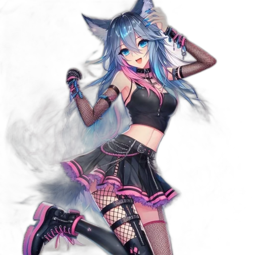 dress, staff, animal, creature transparent PNG cut-out