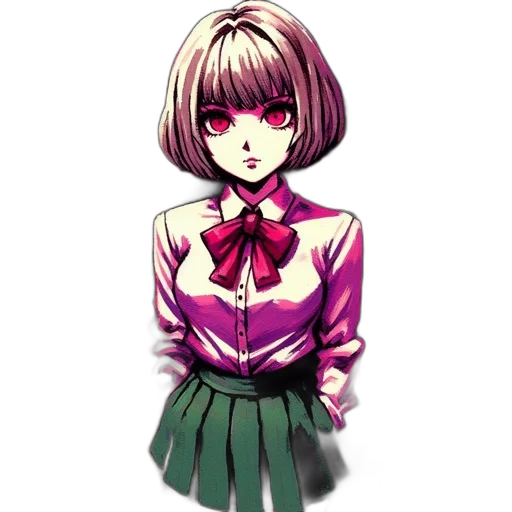 staff, flower, face, jacket transparent PNG cut-out
