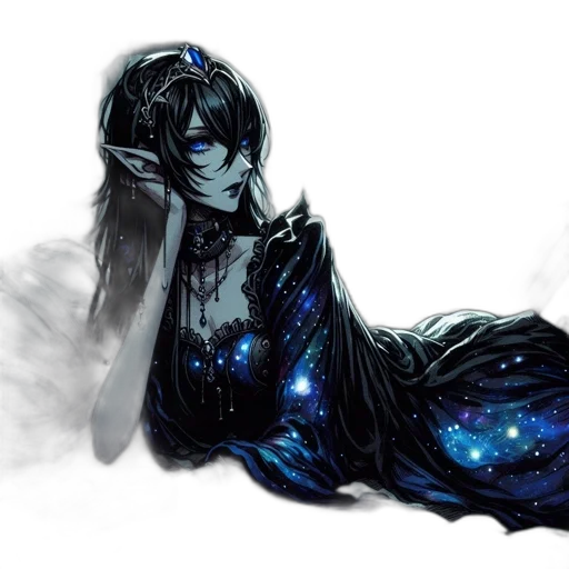 dress, creature, fantasy art, concept art transparent PNG cut-out