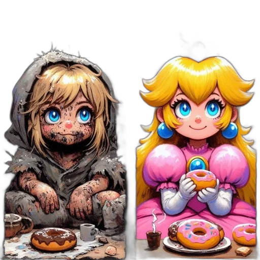food, pixel art, concept art, fantasy art transparent PNG cut-out