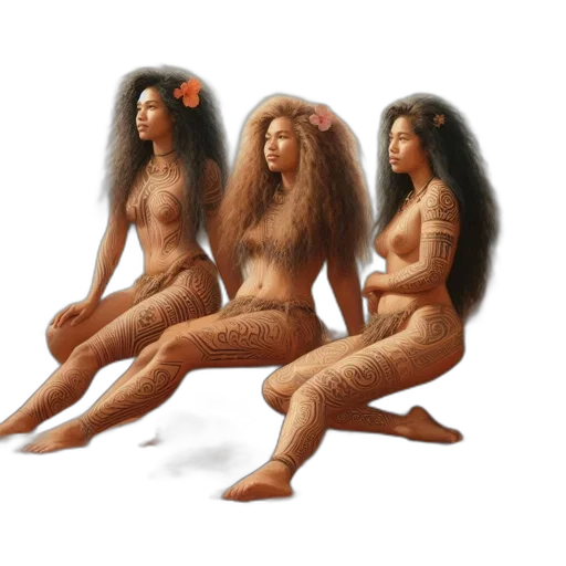 hair, concept art, fantasy art, photorealistic transparent PNG cut-out