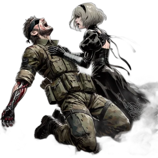weapon, concept art, comic book art, cyberpunk transparent PNG cut-out