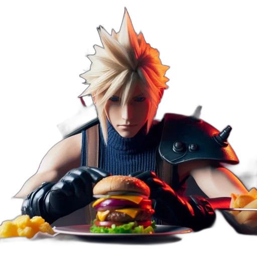 food, dragon, concept art, 3d render transparent PNG cut-out