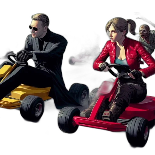 car, concept art, comic book art, cyberpunk transparent PNG cut-out