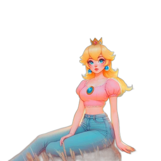 crown, dress, concept art, 3d render transparent PNG cut-out