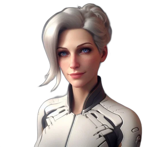 robot, face, staff, jacket transparent PNG cut-out