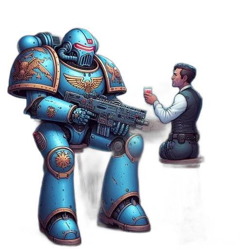 robot, weapon, concept art, fantasy art transparent PNG cut-out