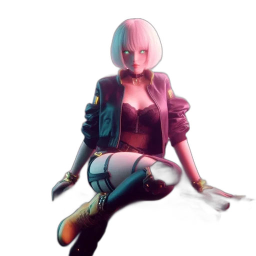 jacket, robot, creature, mask transparent PNG cut-out