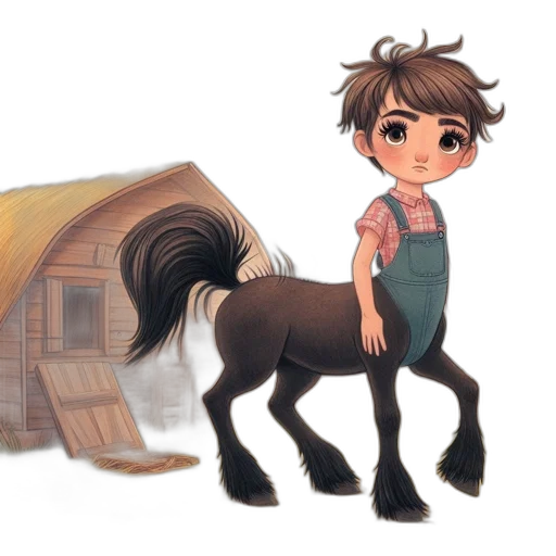 hair, animal, creature, concept art transparent PNG cut-out