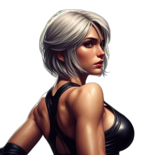 face, fantasy art, comic book art, concept art transparent PNG cut-out