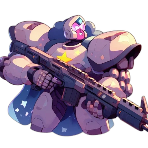 weapon, robot, staff, concept art transparent PNG cut-out