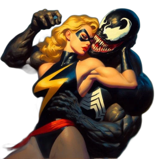 mask, comic book art, concept art, muscular transparent PNG cut-out