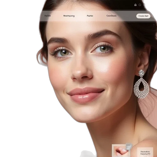 jewelry, face, crown, photorealistic transparent PNG cut-out