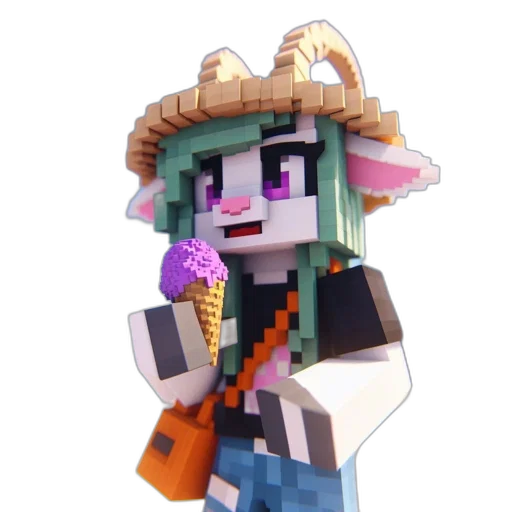 hat, staff, weapon, 3d render transparent PNG cut-out