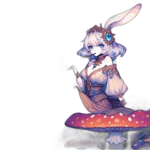 dress, staff, fantasy art, concept art transparent PNG cut-out
