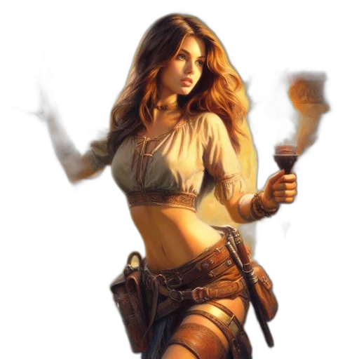 staff, weapon, fantasy art, concept art transparent PNG cut-out