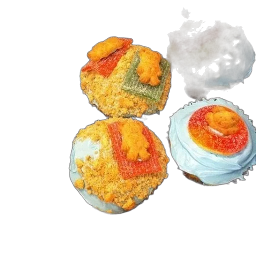 food, pastel, tray, cupcakes transparent PNG cut-out