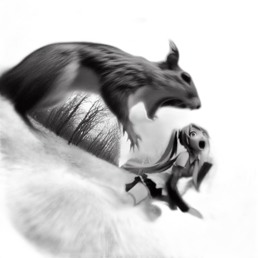 animal, dragon, creature, hair transparent PNG cut-out