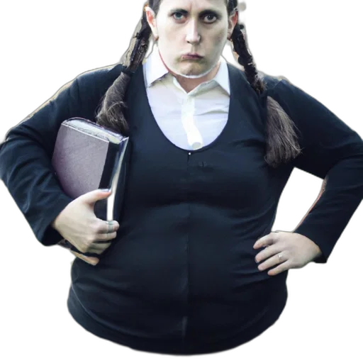 jacket, staff, dress, face transparent PNG cut-out