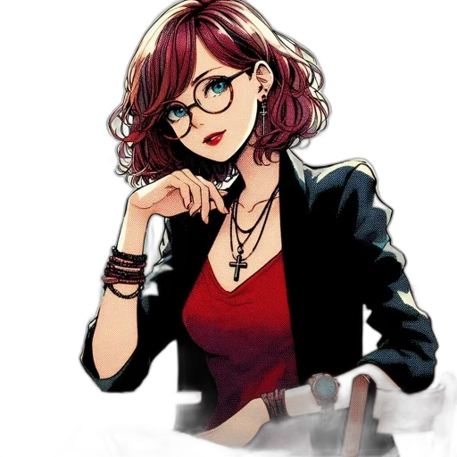 jacket, jewelry, staff, dress transparent PNG cut-out