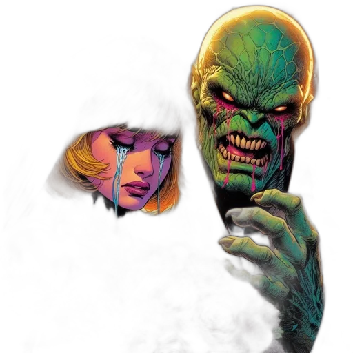 mask, comic book art, concept art, outer space transparent PNG cut-out