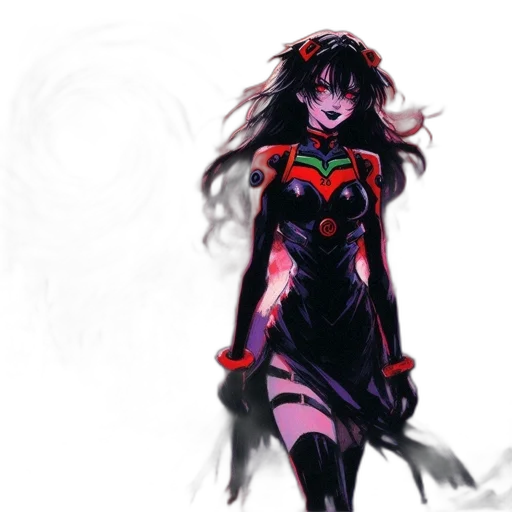 dress, creature, mask, concept art transparent PNG cut-out