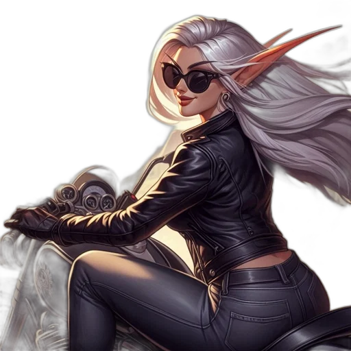 jacket, fantasy art, concept art, comic book art transparent PNG cut-out