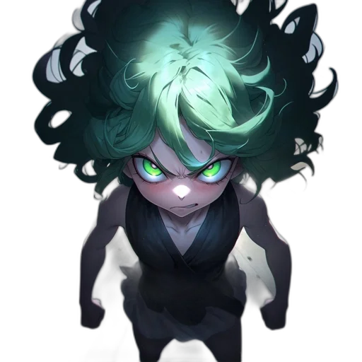 creature, hair, face, mask transparent PNG cut-out