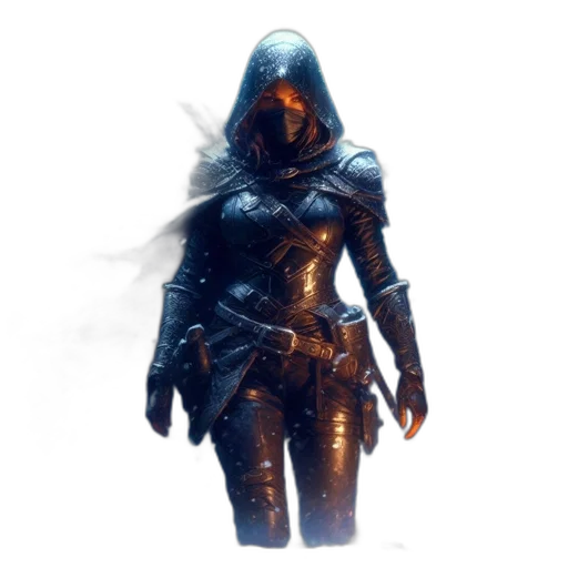 sword, mask, weapon, jacket transparent PNG cut-out