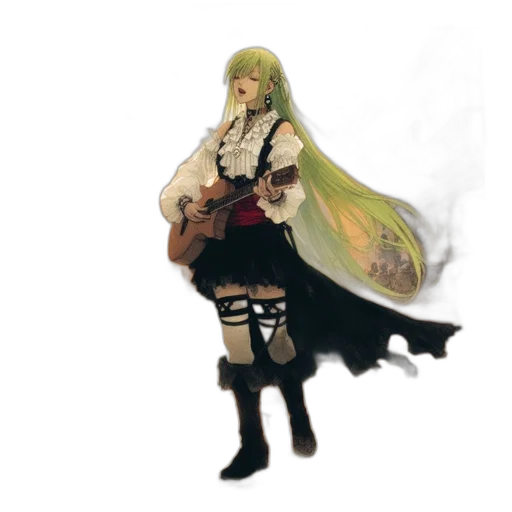 weapon, dress, sword, staff transparent PNG cut-out