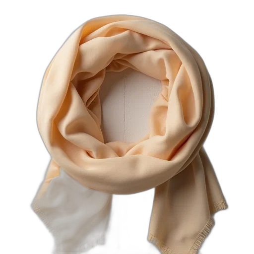 earth tones, beige, scarf, draped transparent PNG cut-out